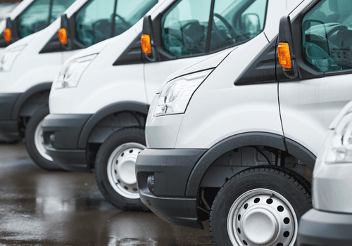 Tahzeel delivery van in UAE streets